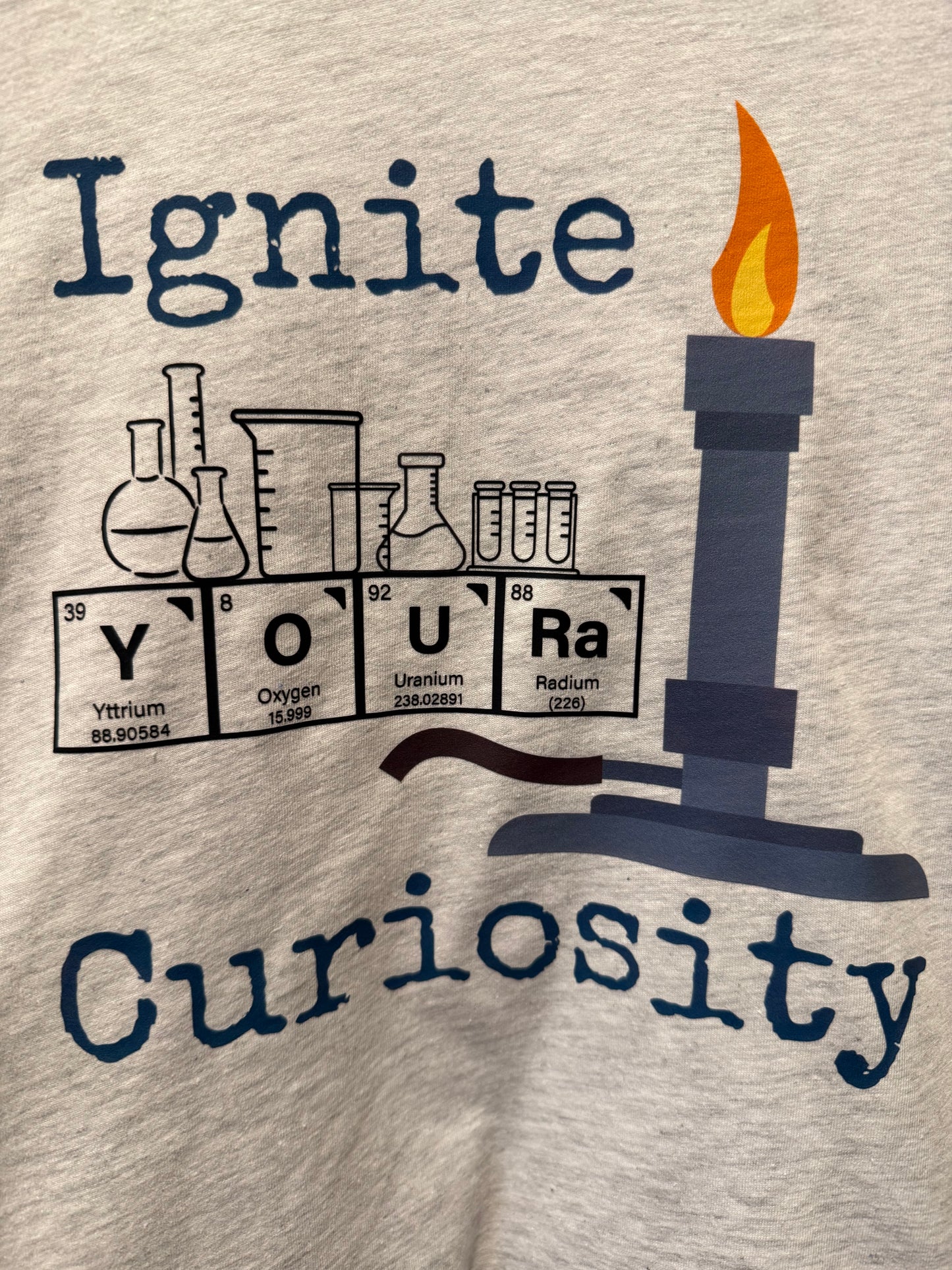 Ignite Your Curiosity Chemistry Youth T-shirt