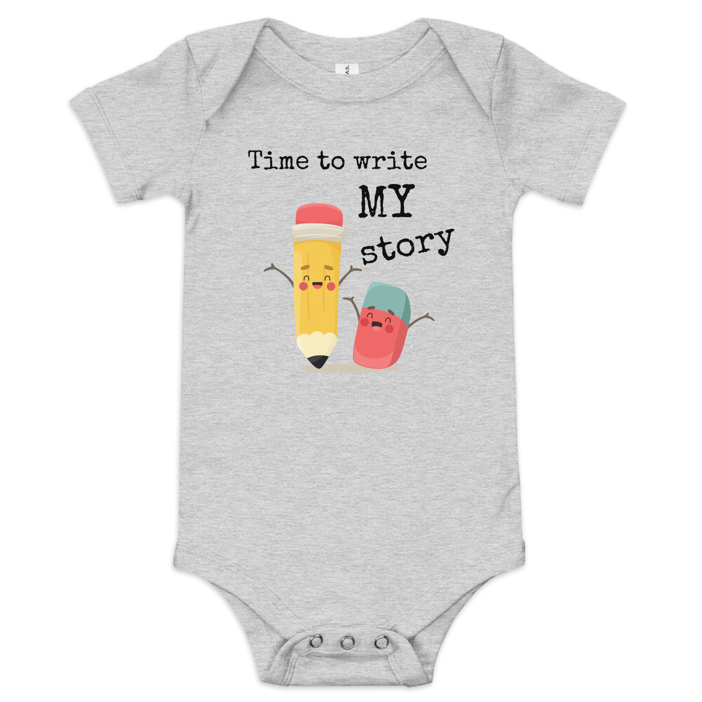 Time to Write My Story Baby Onesie