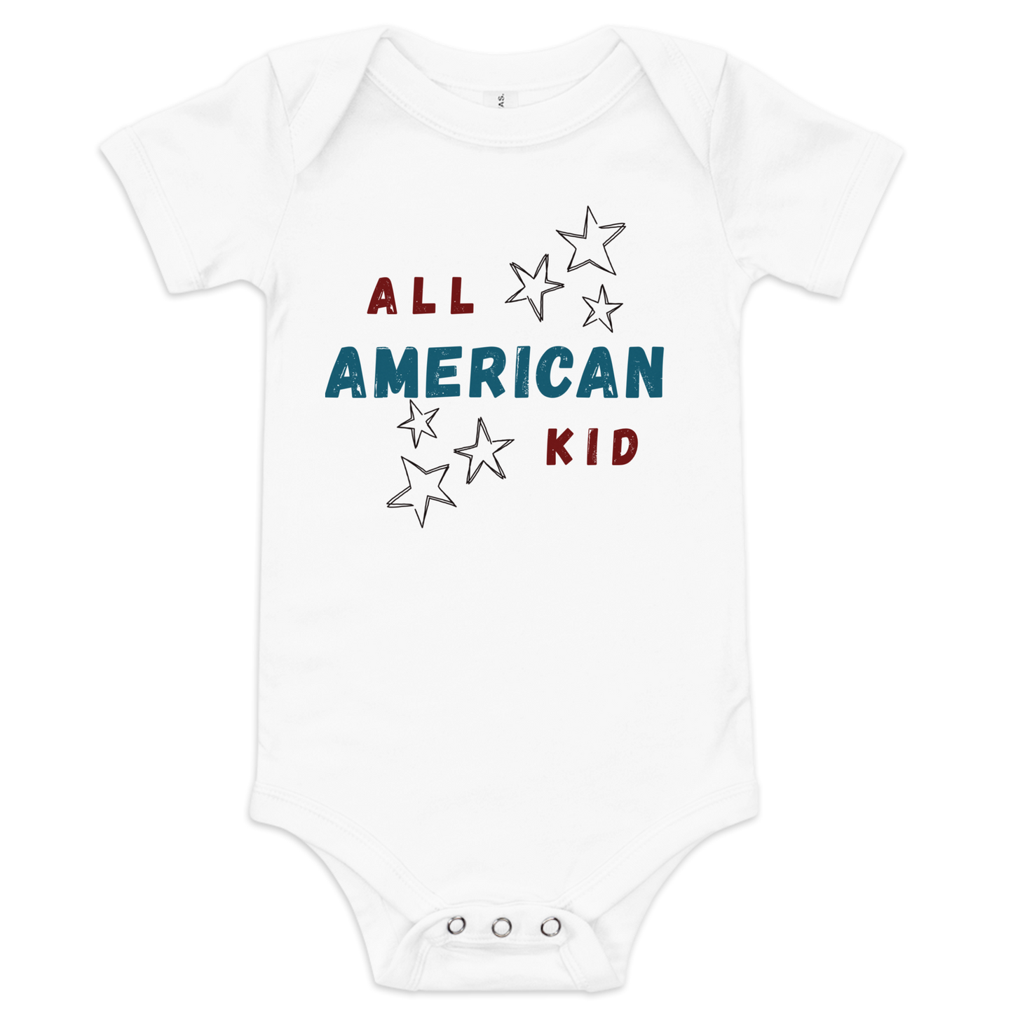 All American Kid Baby Onesie