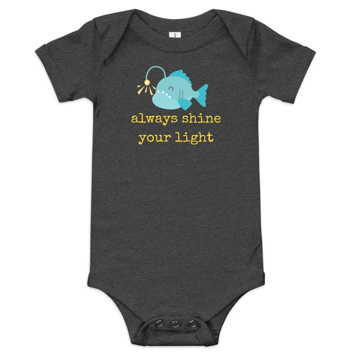 Always Shine Your Light Baby short sleeve one piece