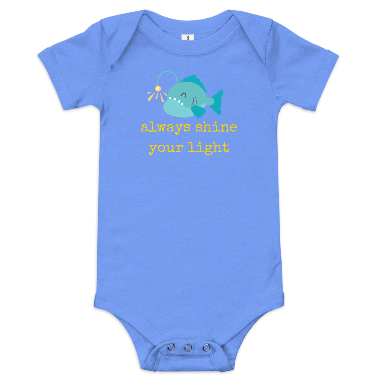 Always Shine Your Light Baby short sleeve one piece
