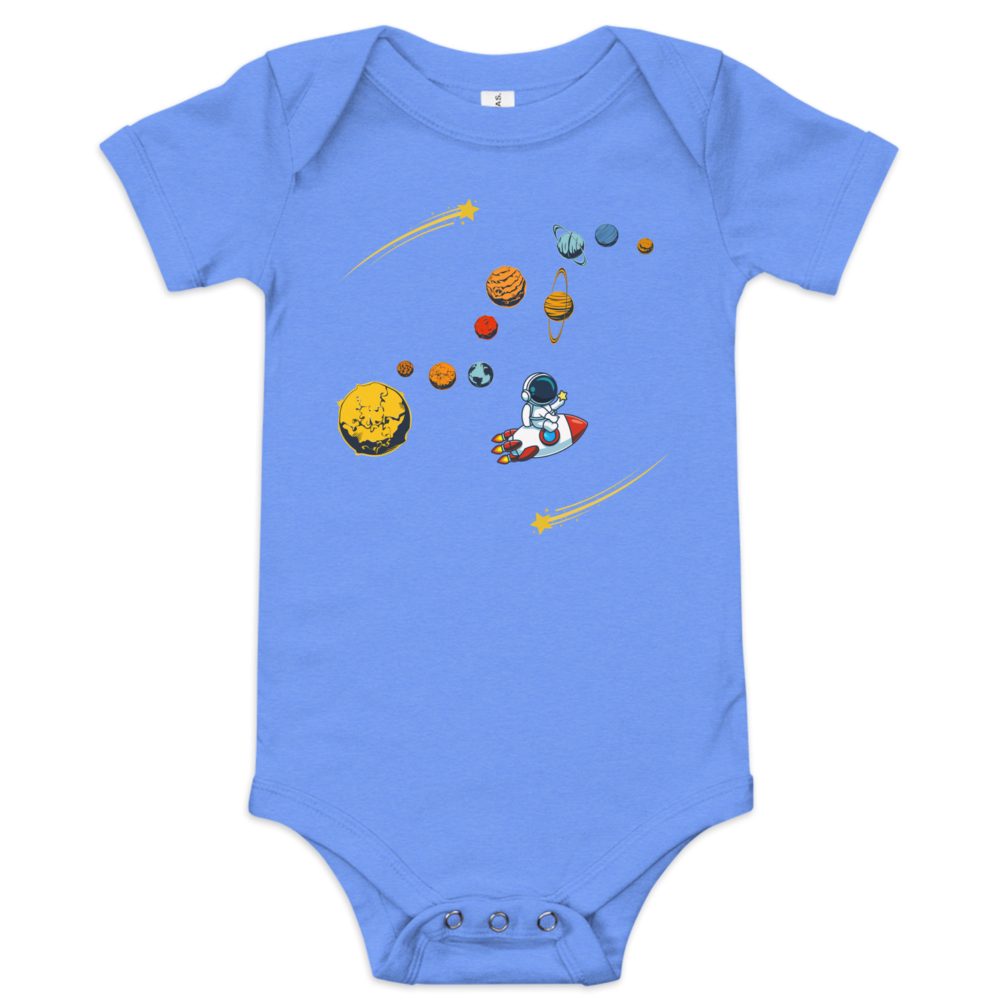 Rocket in Space Baby Onesie