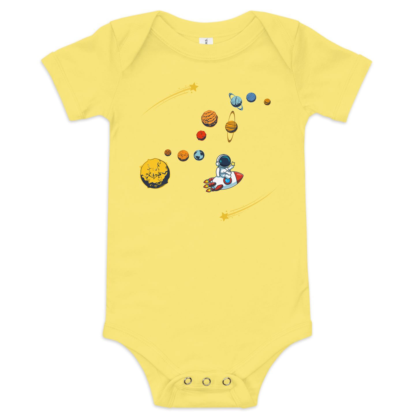 Rocket in Space Baby Onesie