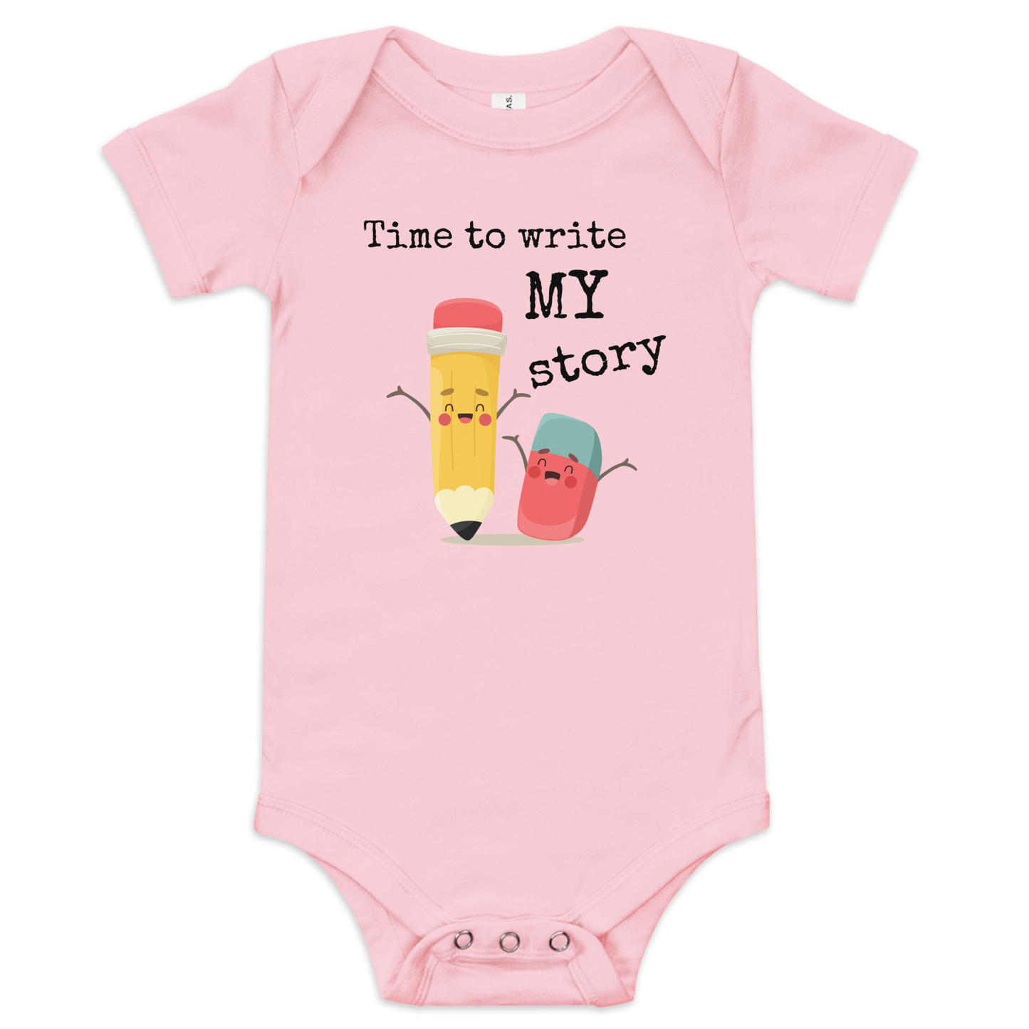 Time to Write My Story Baby Onesie