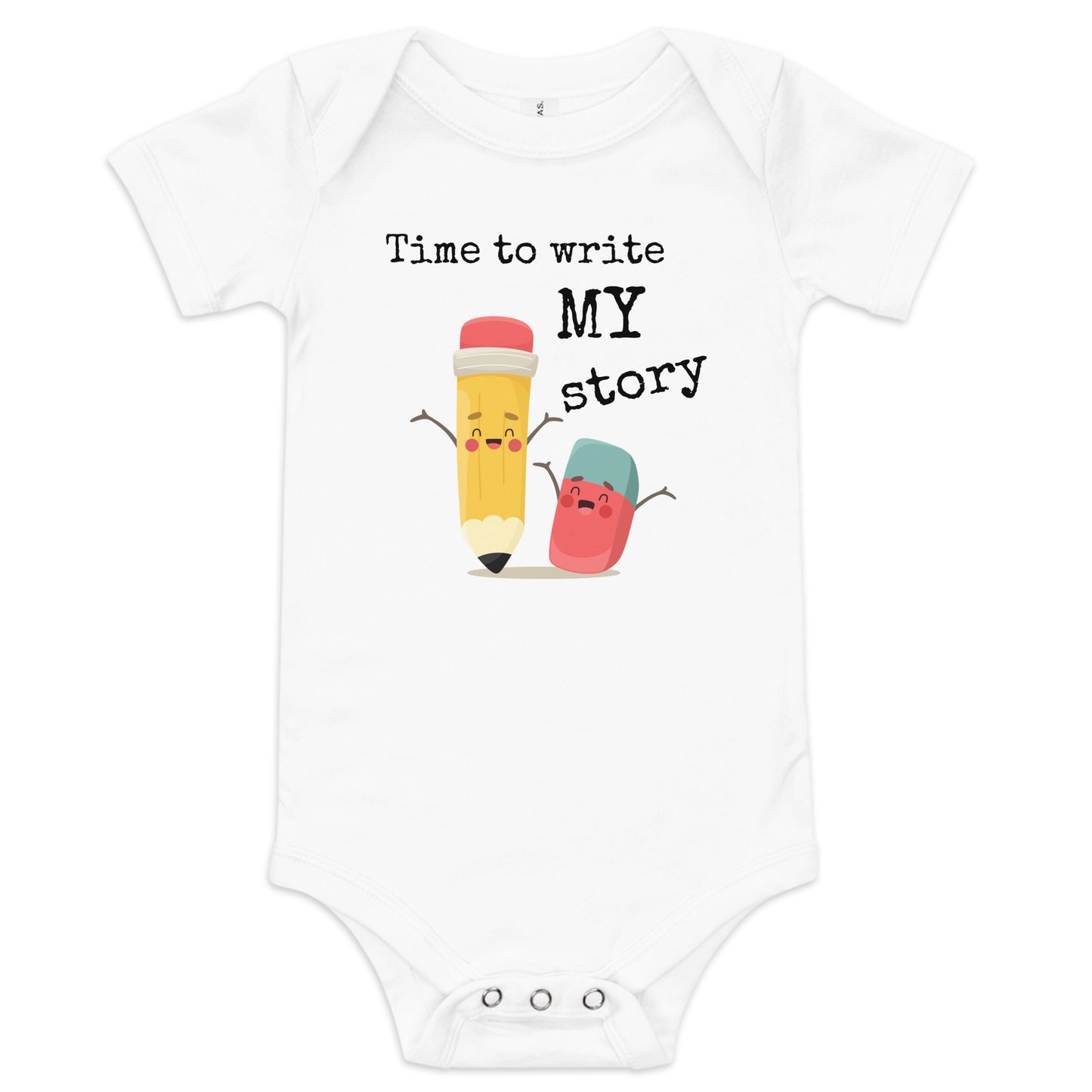 Time to Write My Story Baby Onesie