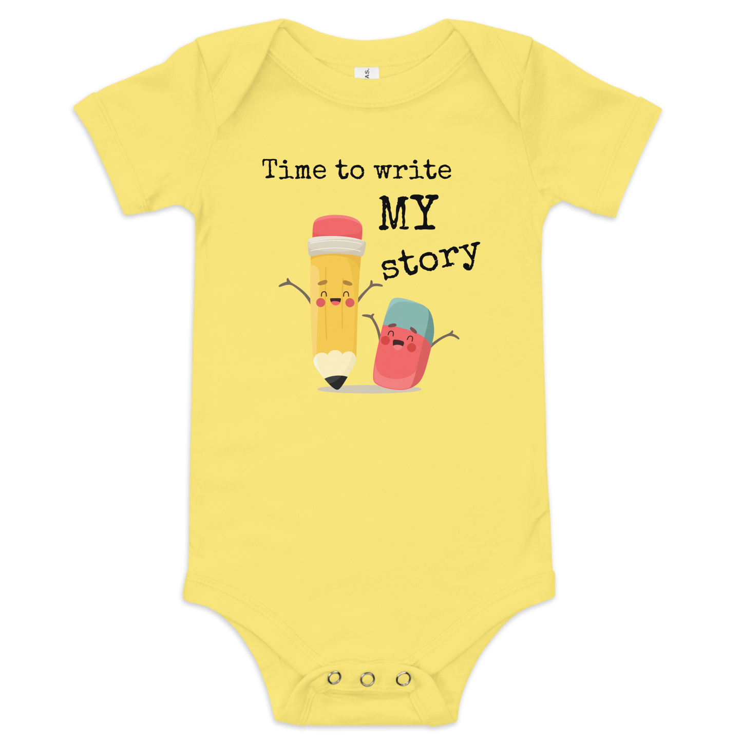 Time to Write My Story Baby Onesie