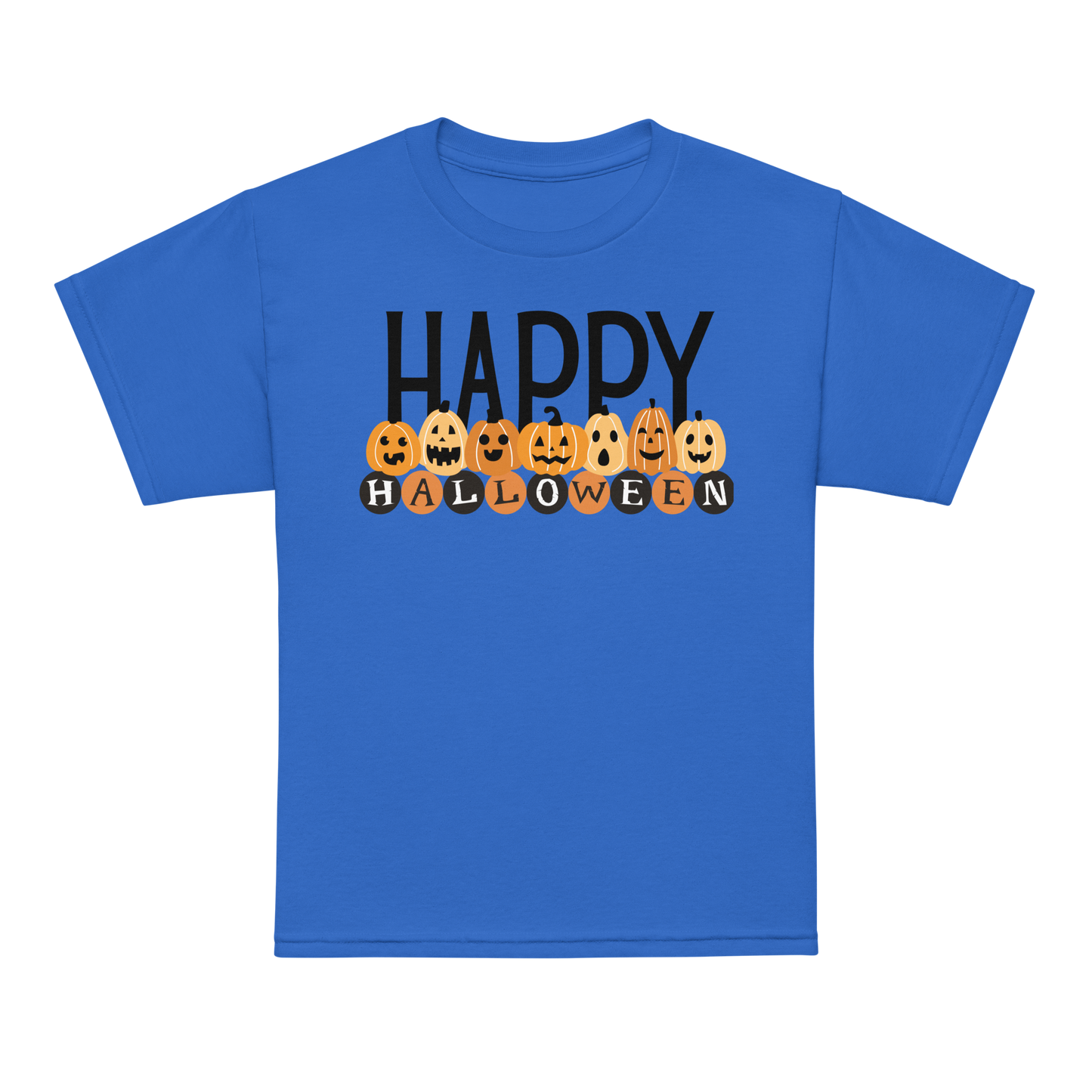 Happy Pumpkin Halloween Youth T-shirt