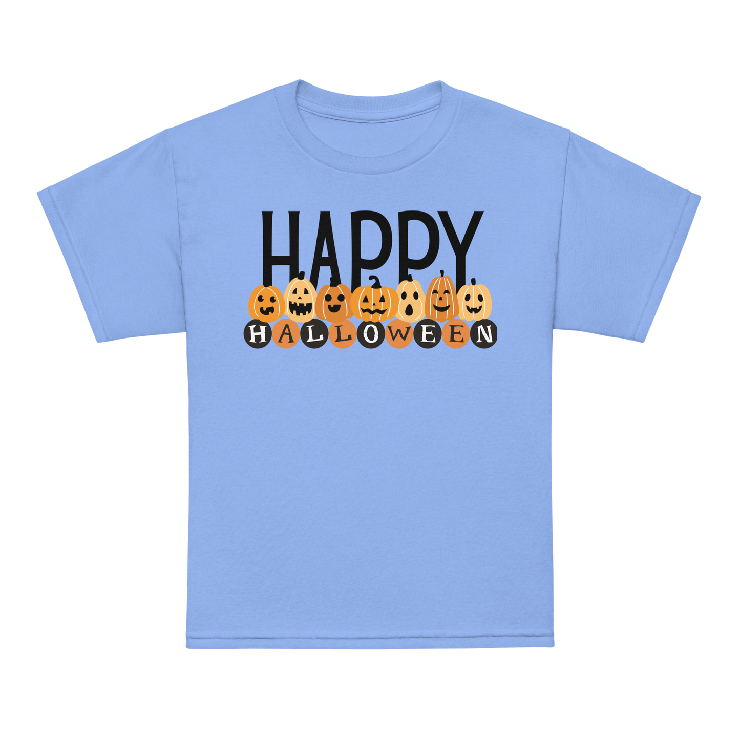 Happy Pumpkin Halloween Youth T-shirt