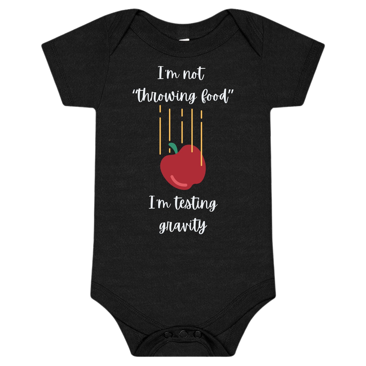 Testing Gravity Baby Onesie Bodysuit