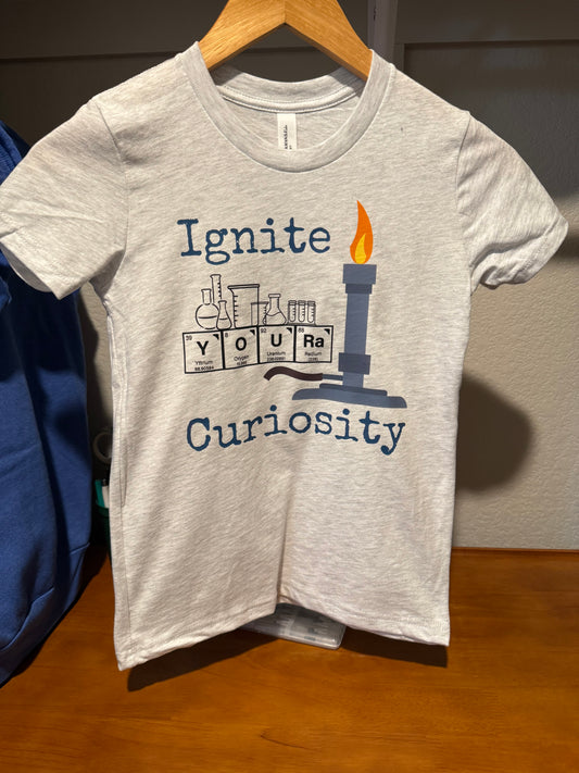 Ignite Your Curiosity Chemistry Youth T-shirt