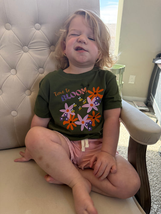 Time to Bloom Spring 2026 Toddler T-shirt