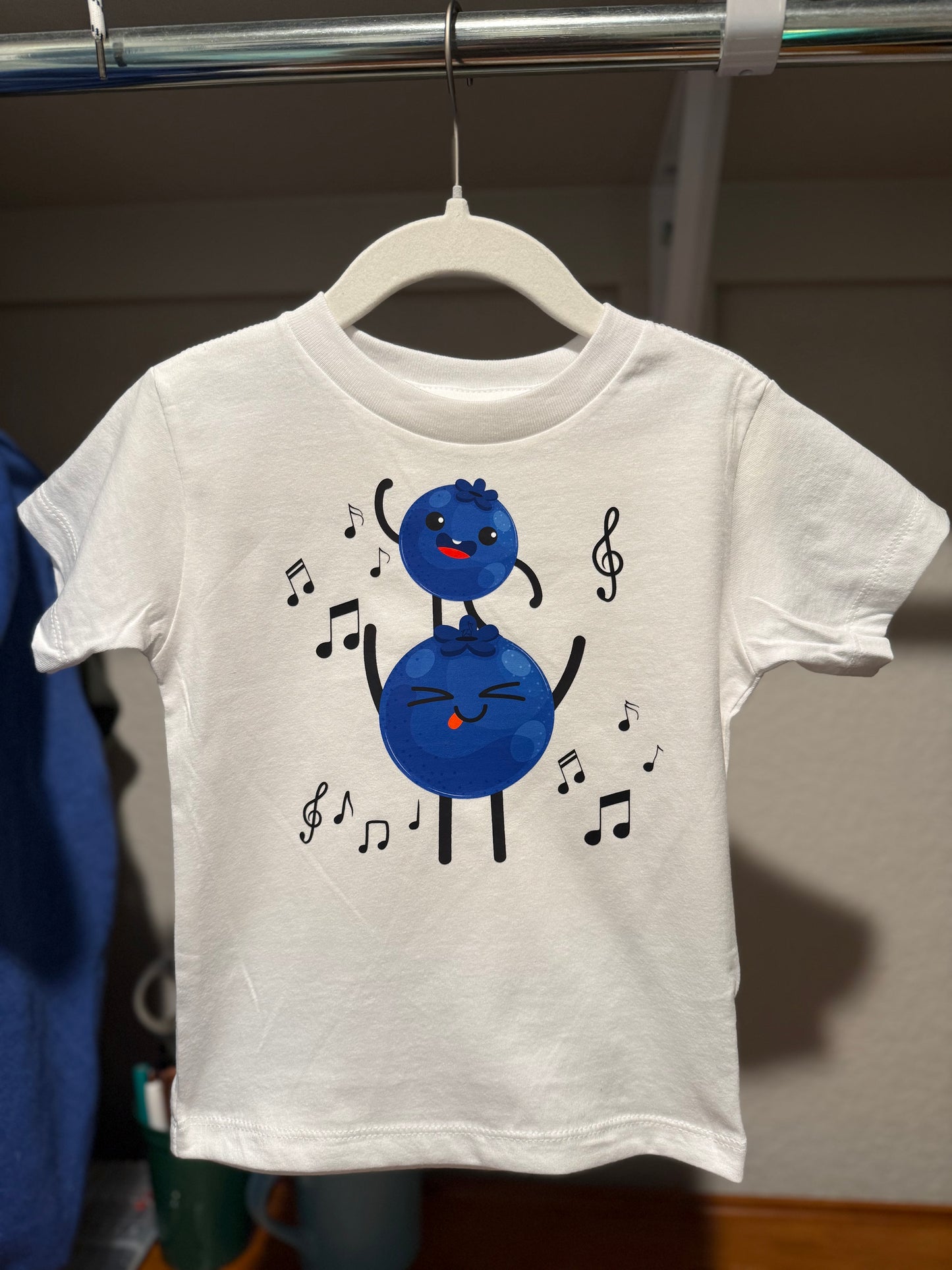 Musical Blueberries Toddler T-shirt