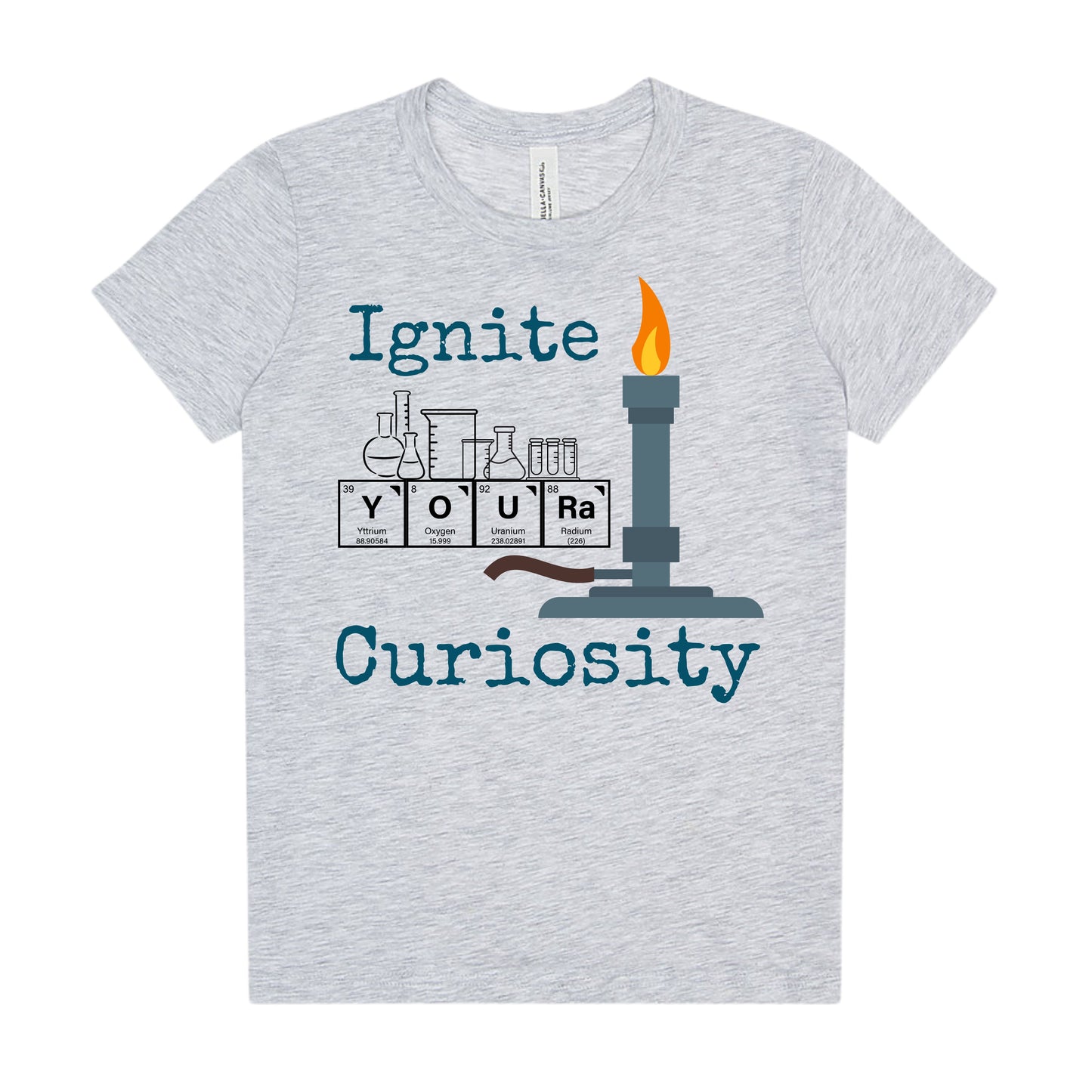 Ignite Your Curiosity Chemistry Youth T-shirt