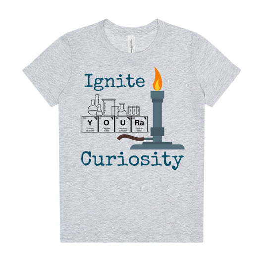 Ignite Your Curiosity Chemistry Youth T-shirt