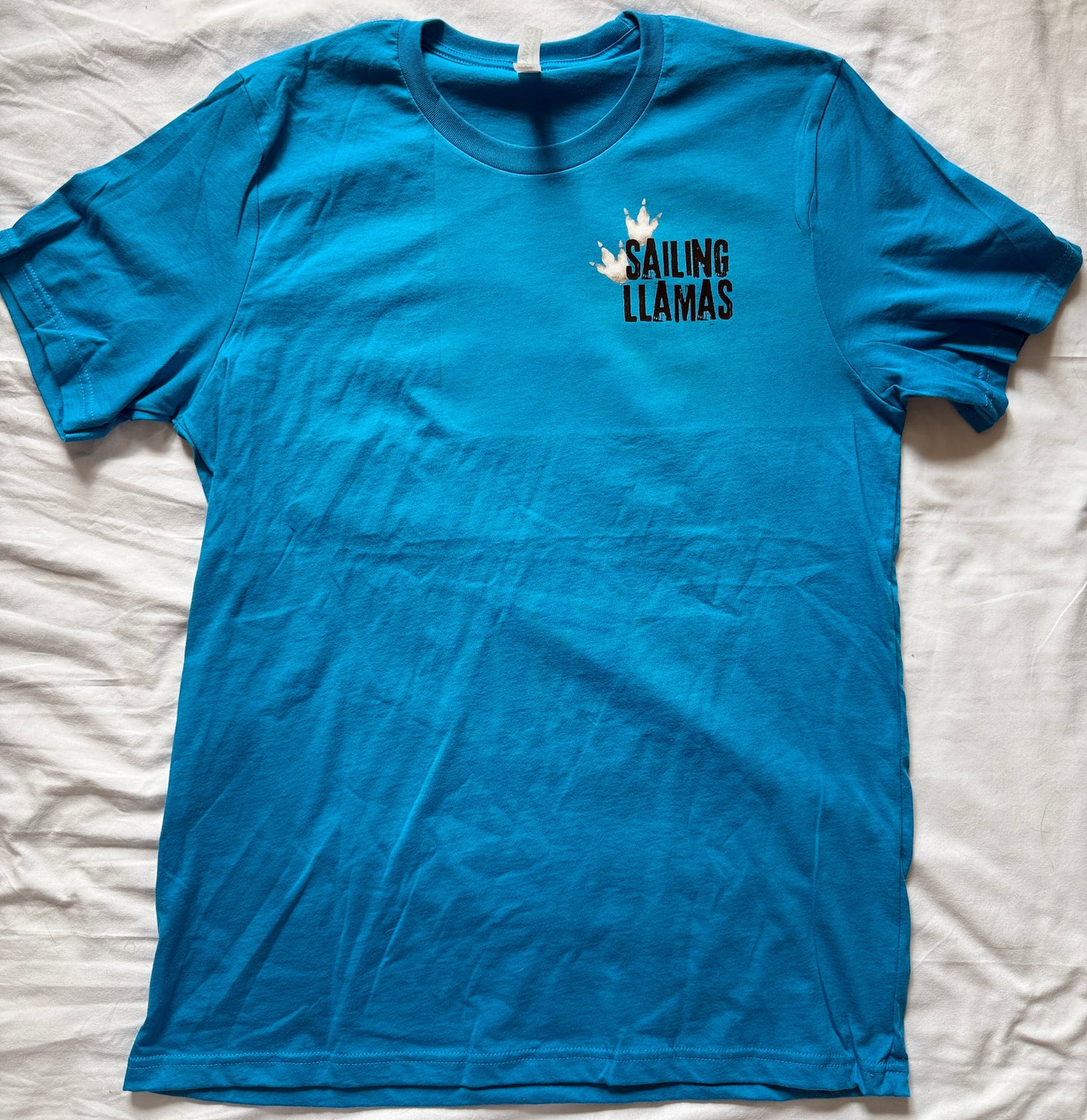 Parenting Just A Walk In The Park Adult Tee | Funny Dino Volcano Shirt | Sailing Llamas