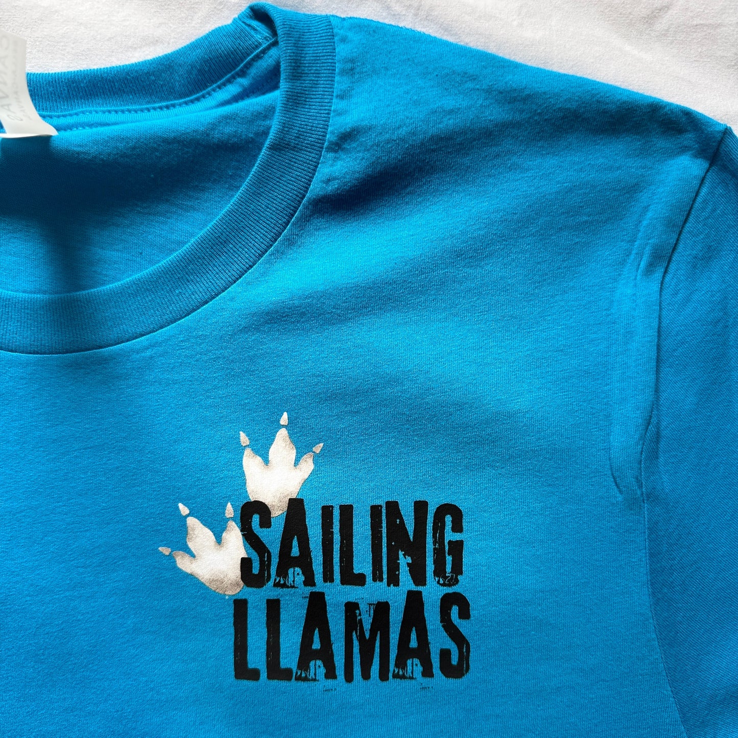 Parenting Just A Walk In The Park Adult Tee | Funny Dino Volcano Shirt | Sailing Llamas