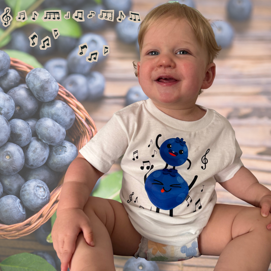 Musical Blueberries Toddler T-shirt