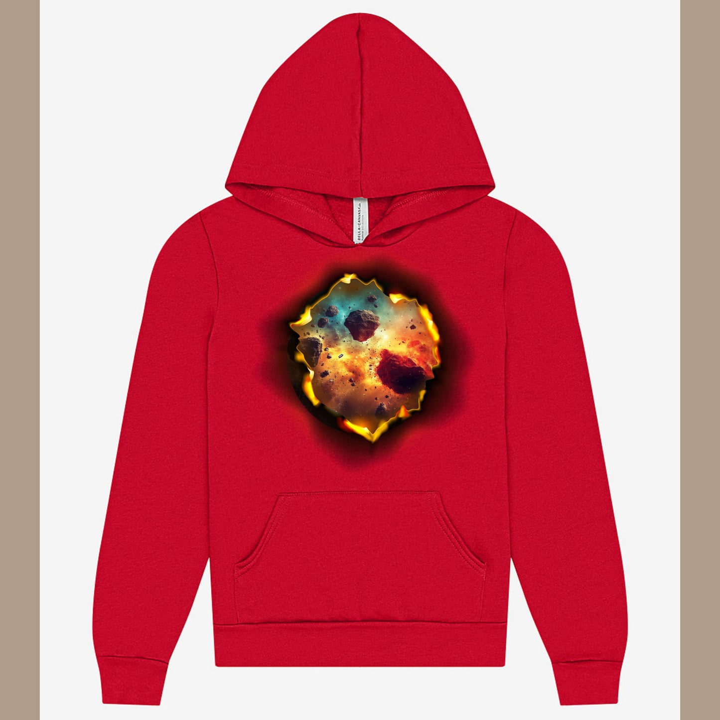 Astroid in Space Youth Hoodie