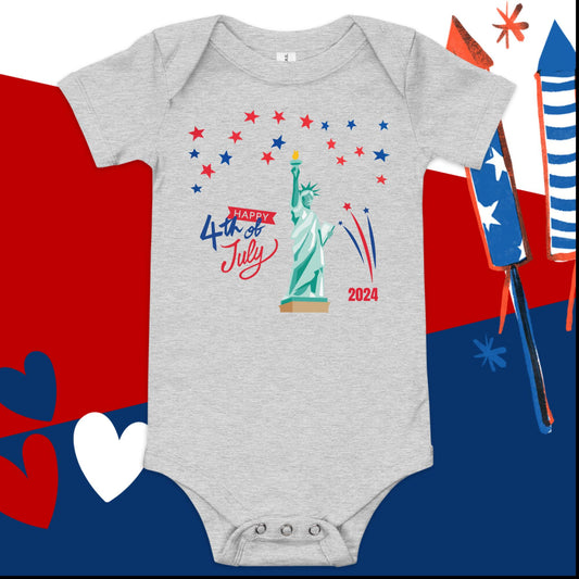 4th of July Baby Onesie