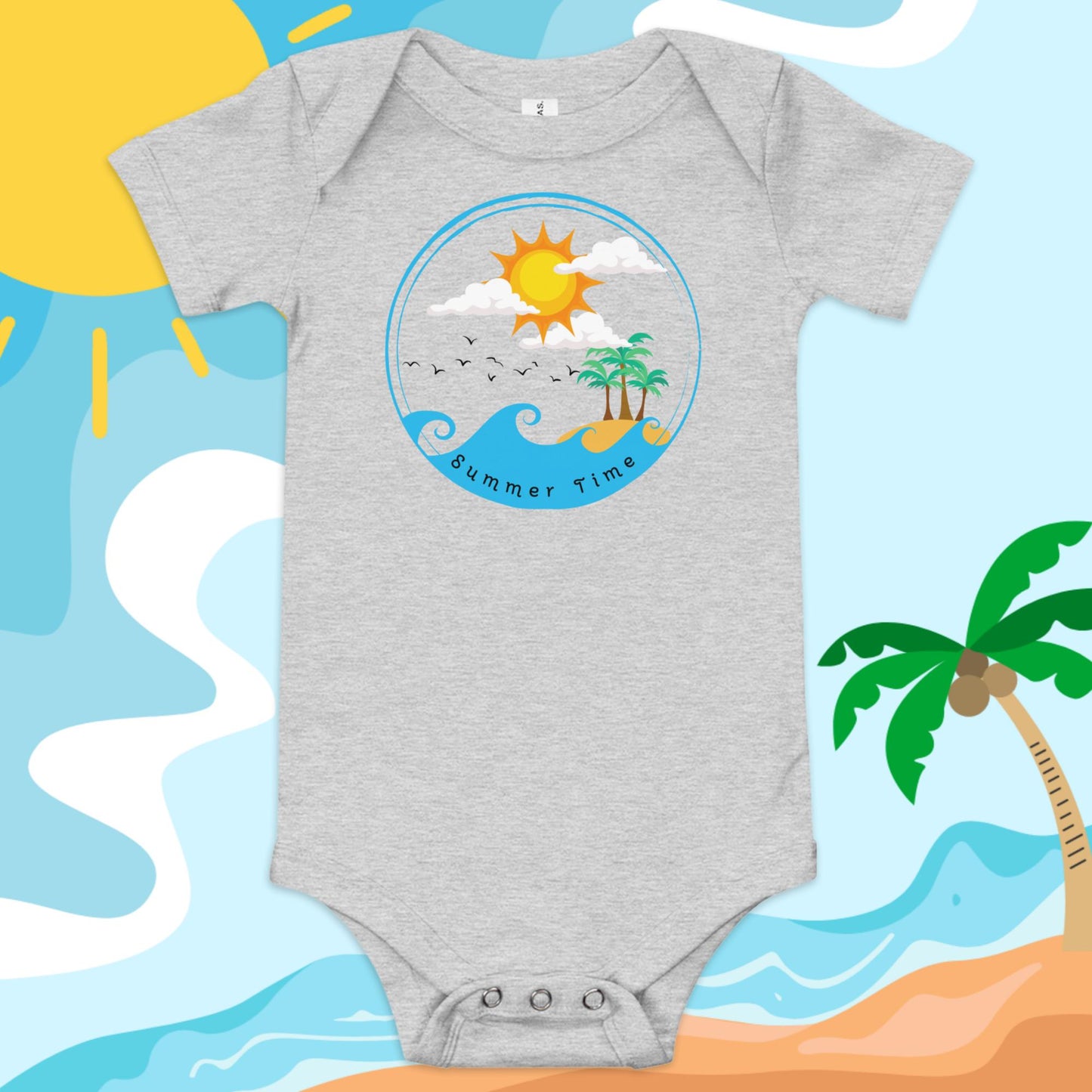 Summer Time Baby Onesie