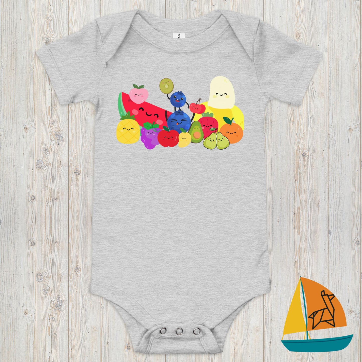 Bunch of Fruit Baby Onesie