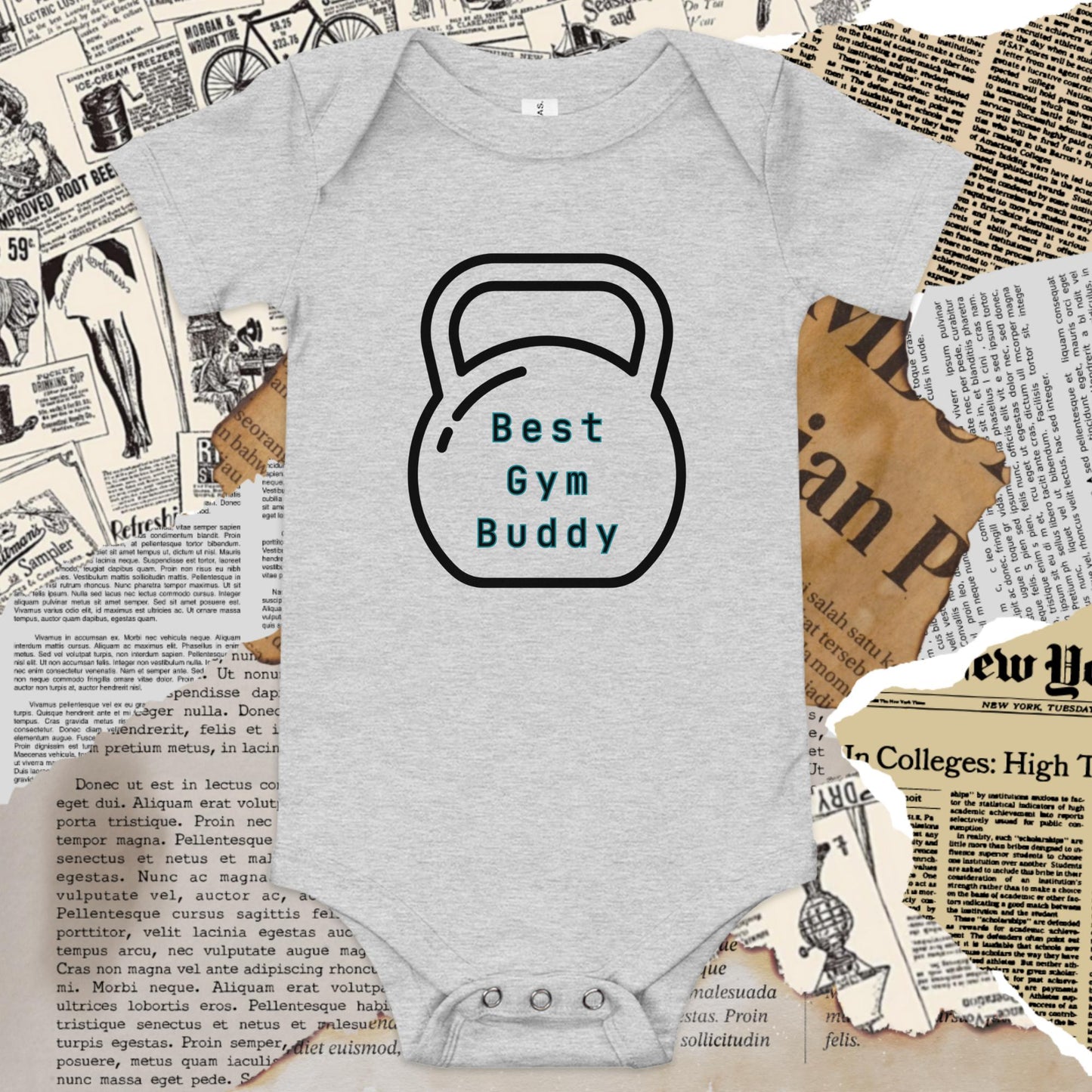 Best Gym Buddy Baby Onesie