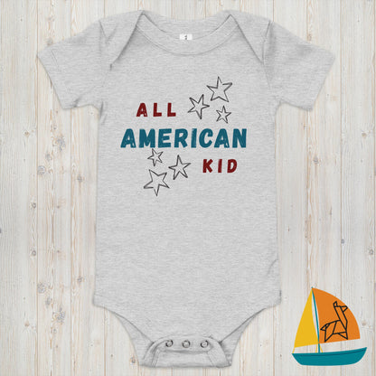 All American Kid Baby Onesie