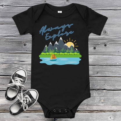 Mountains Baby Onesie