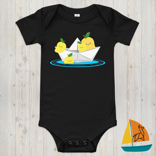 Lemons Sailing Baby Onesie