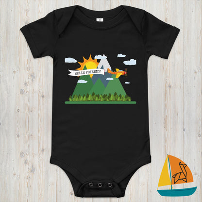 Mountains Baby Onesie