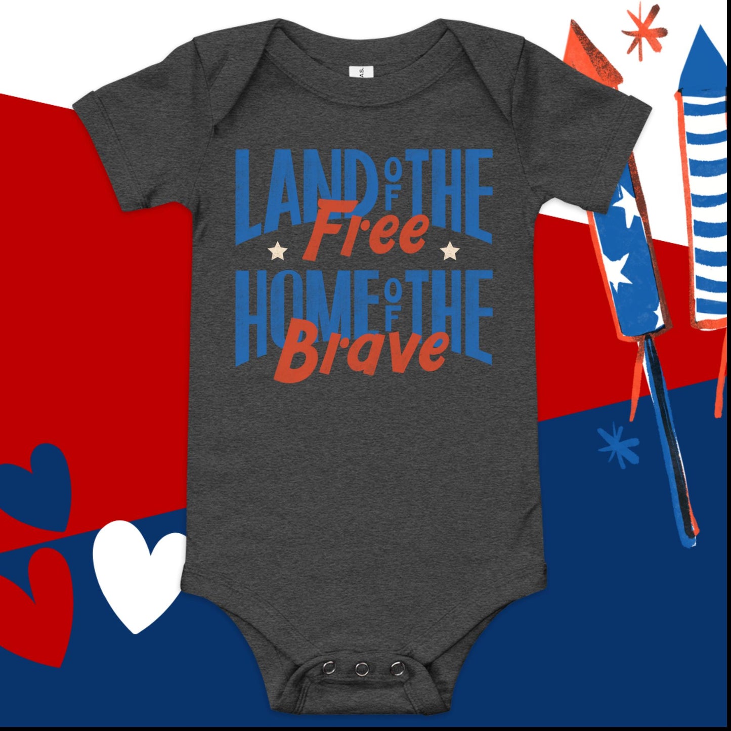 4th of July Baby Onesie