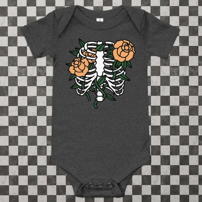 Roses and Ribs Baby Onesie