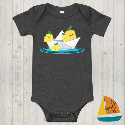 Lemons Sailing Baby Onesie