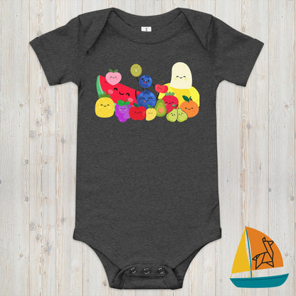 Bunch of Fruit Baby Onesie