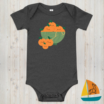 Orange Baby Onesie