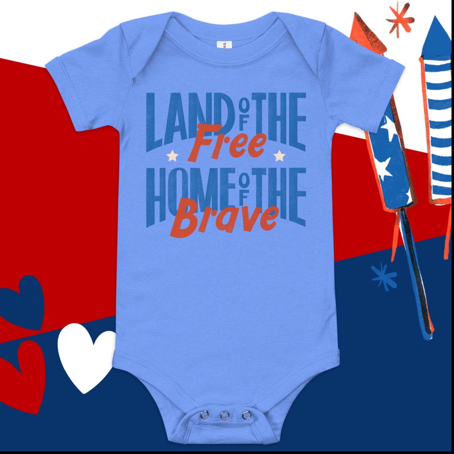 4th of July Baby Onesie