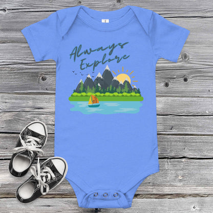 Mountains Baby Onesie