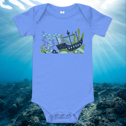 Sunken Ship Baby Onesie