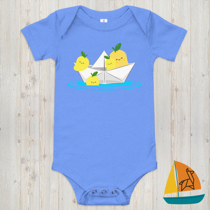 Lemons Sailing Baby Onesie