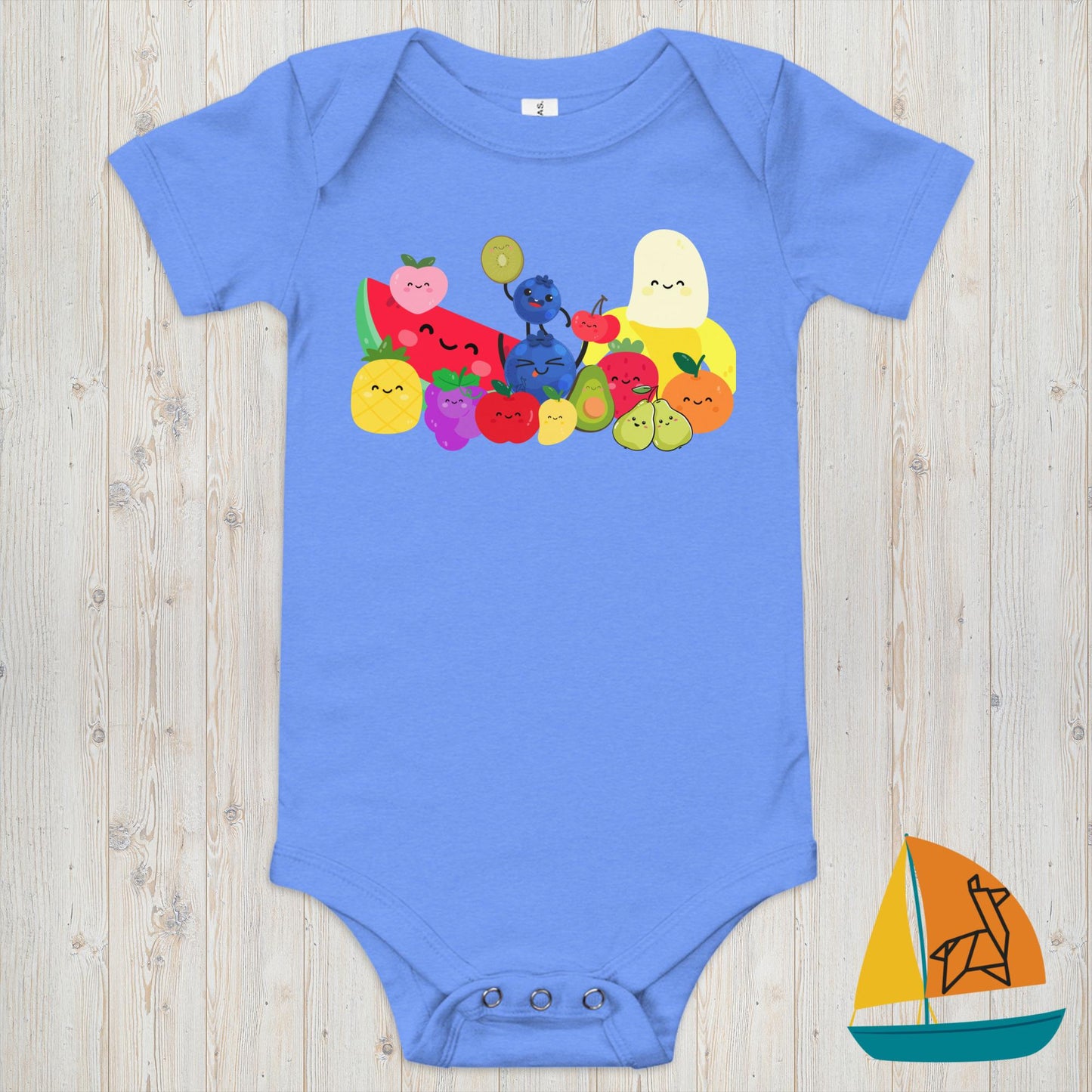 Bunch of Fruit Baby Onesie