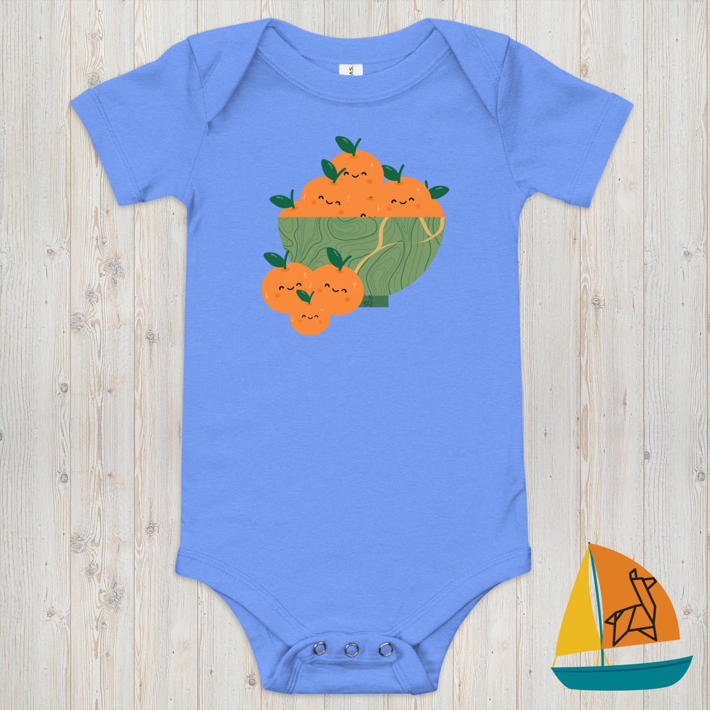 Orange Baby Onesie