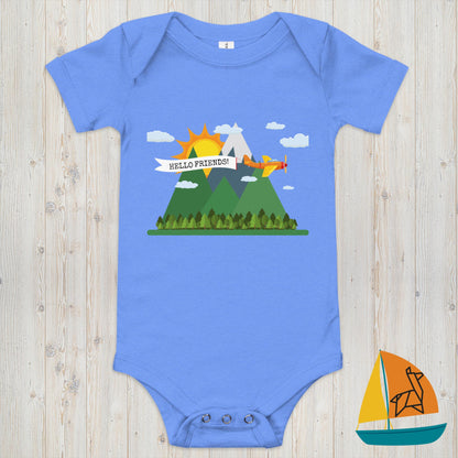 Mountains Baby Onesie