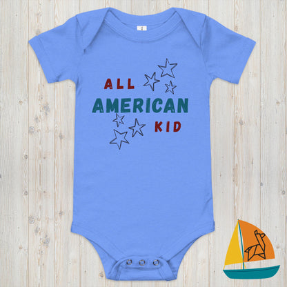 All American Kid Baby Onesie