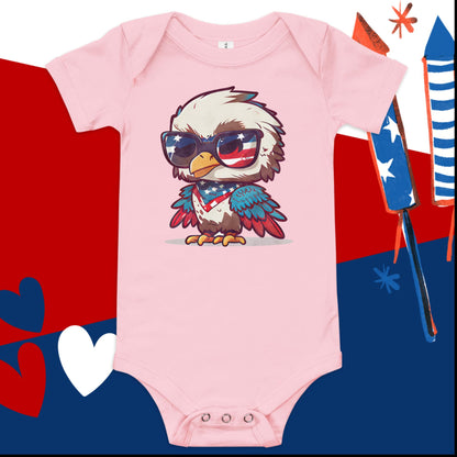 Eagle 4th of July Baby Onesie