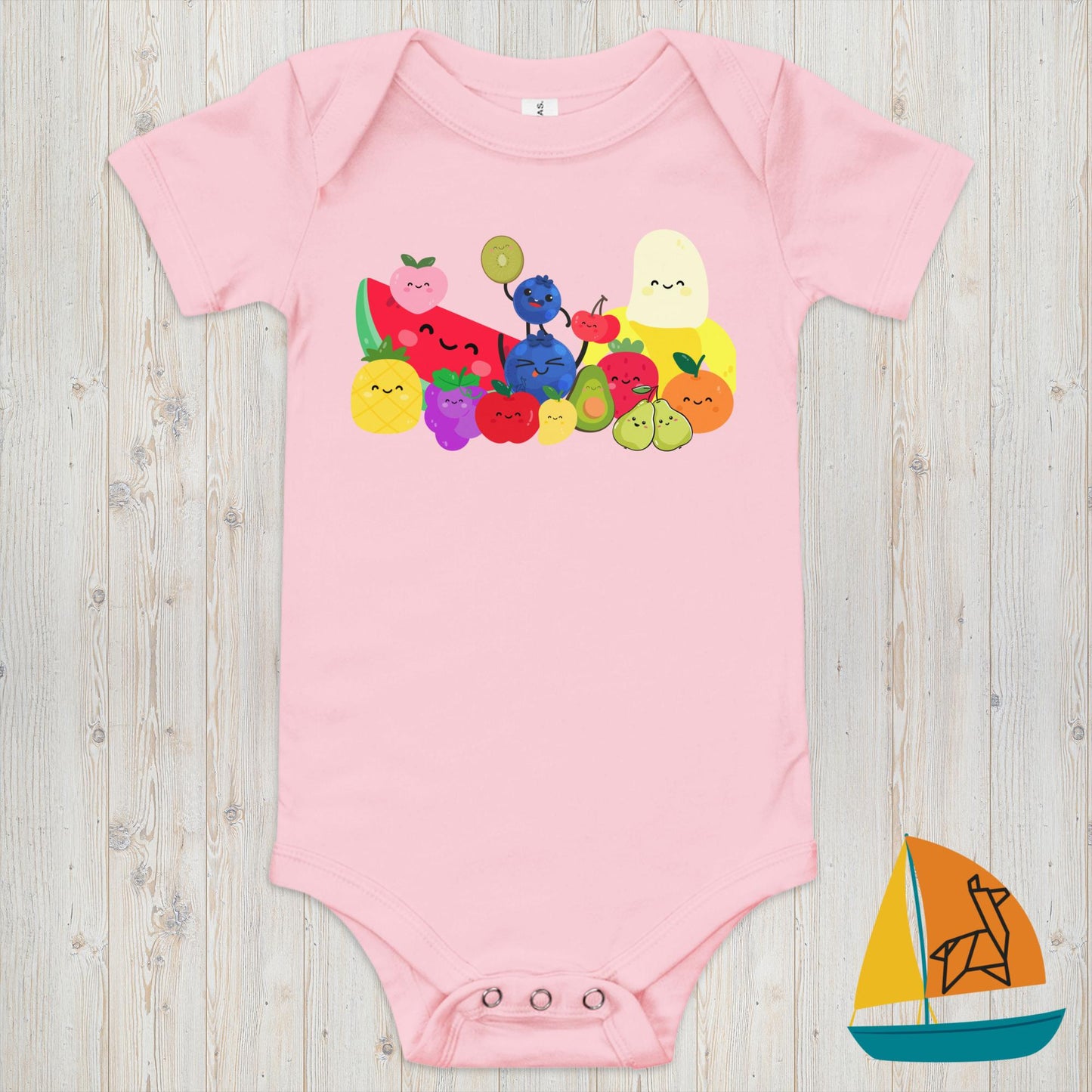 Bunch of Fruit Baby Onesie