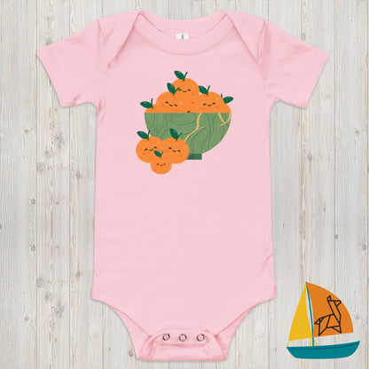 Orange Baby Onesie