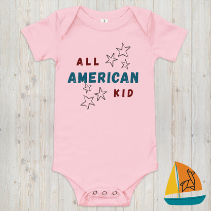 All American Kid Baby Onesie