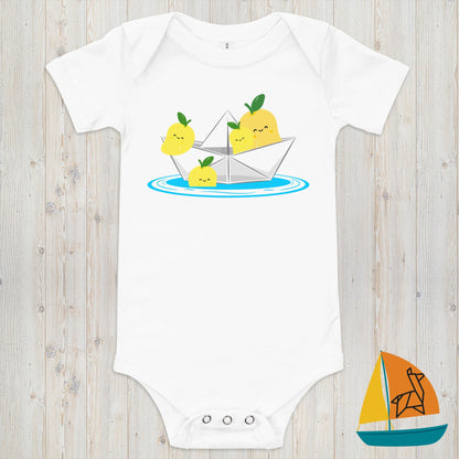 Lemons Sailing Baby Onesie