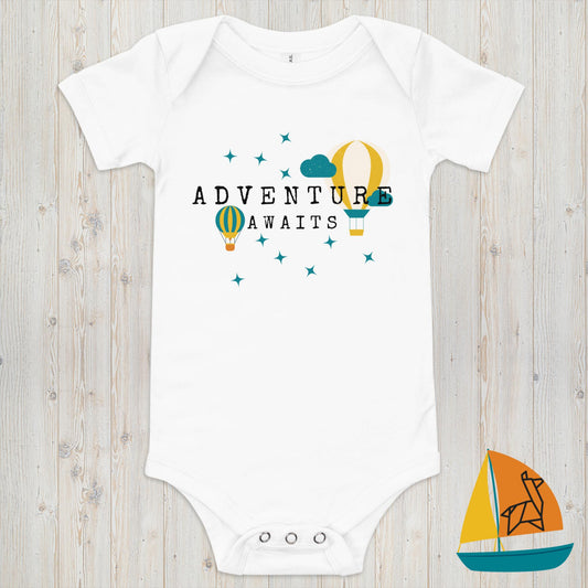 Air Balloon Adventure Baby Onesie