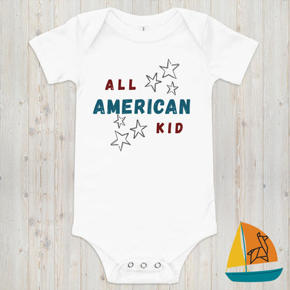 All American Kid Baby Onesie